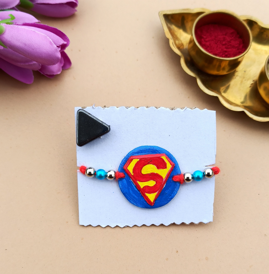Superman Kids Rakhi with Magnet