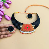 Black Copper Zari Khun Choker