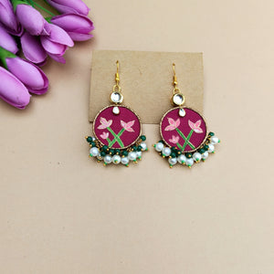 Hand-painted Hangings Magenta