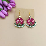 Hand-painted Hangings Magenta