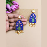 Royal blue Hand-painted Hangings
