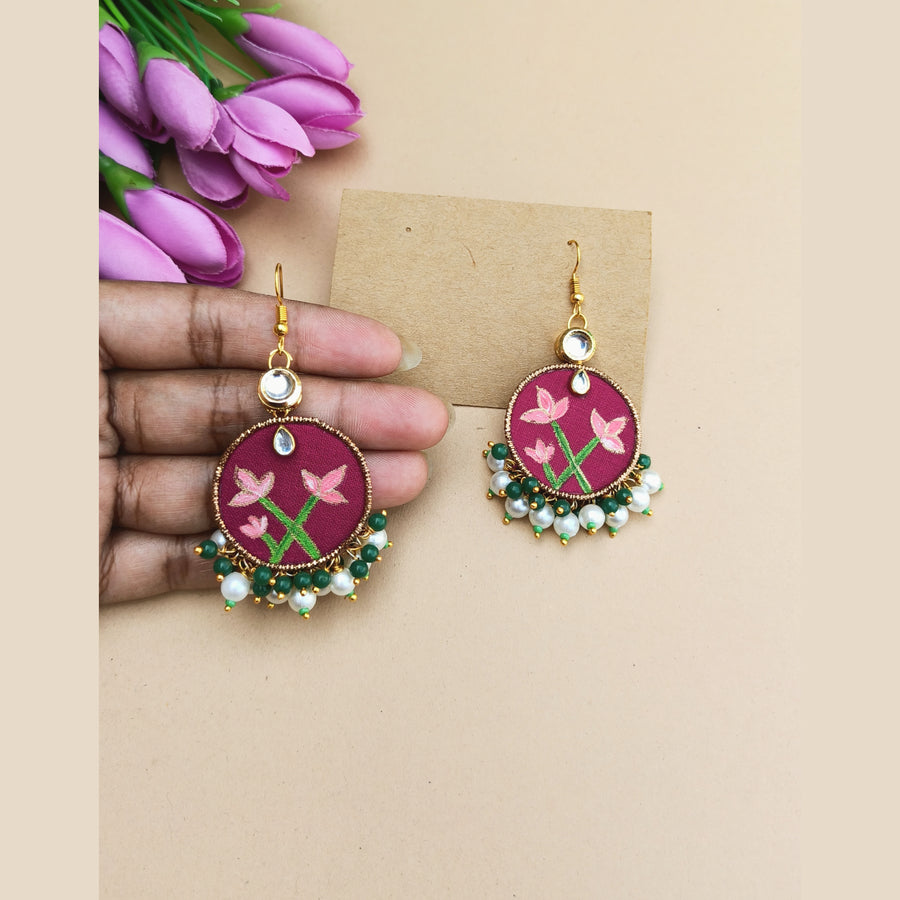 Hand-painted Hangings Magenta