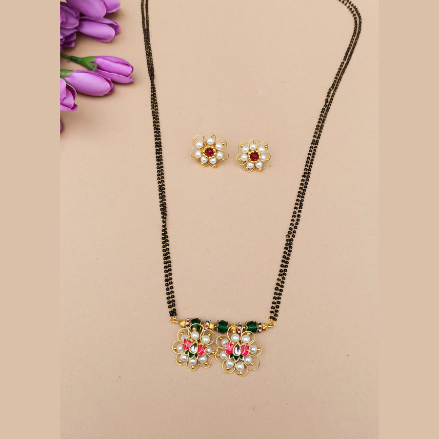 Lotus Pearl Mangalsutra