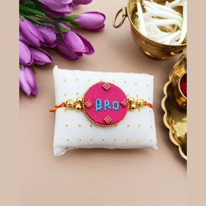 Bro Embroidered Rakhi