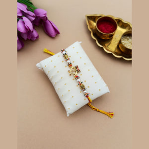 OM beaded Rakhi