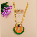 Orange Devi Necklace