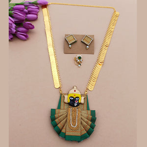 Green Golden Devi Necklace