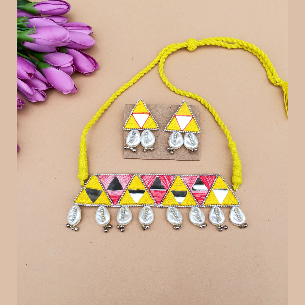 Triangle Mirror Necklace