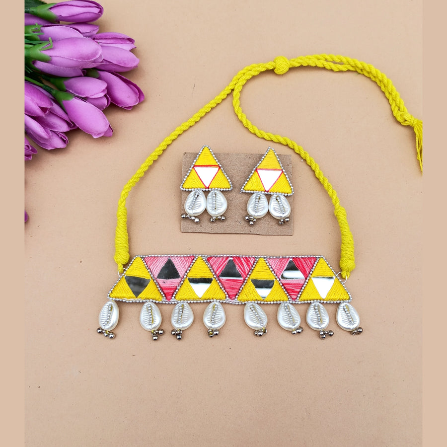 Triangle Mirror Necklace