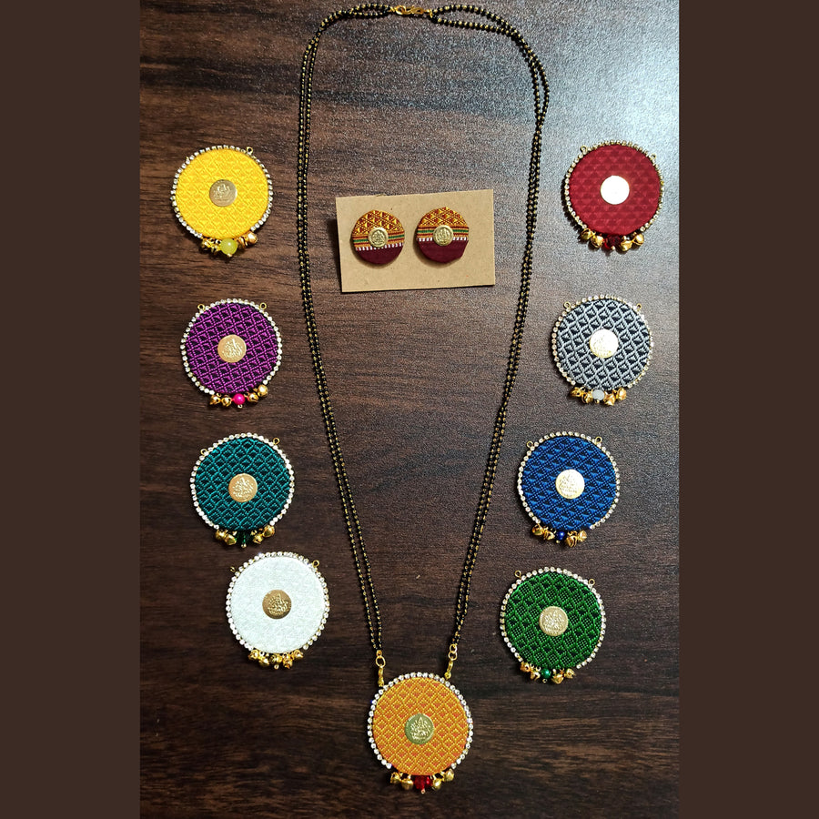Multicolored Khun Pendent Mangalsutra