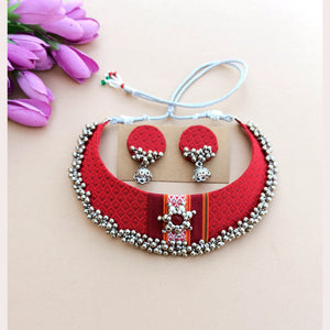 Red Khun Ghungroo Choker