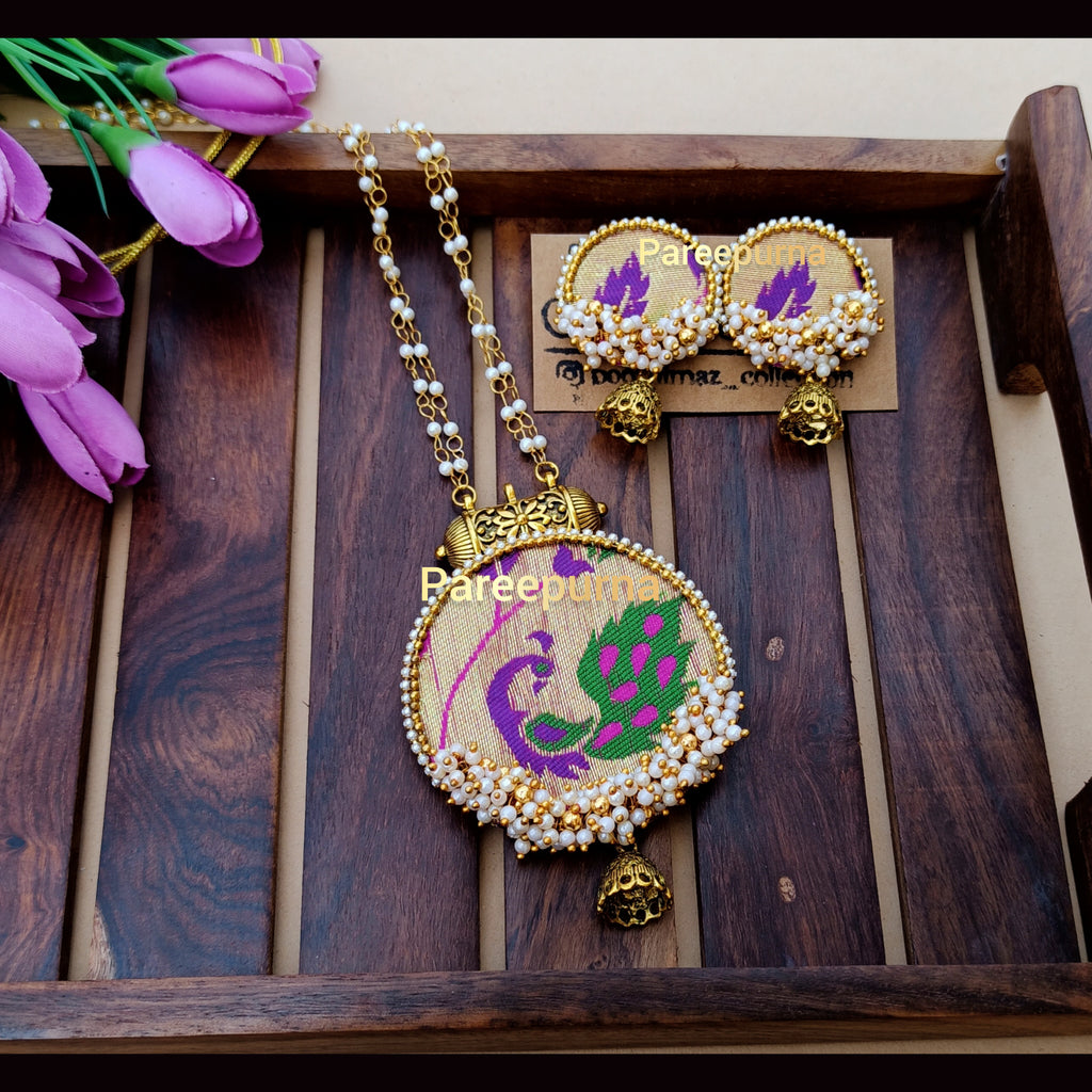 Paithani Necklace set