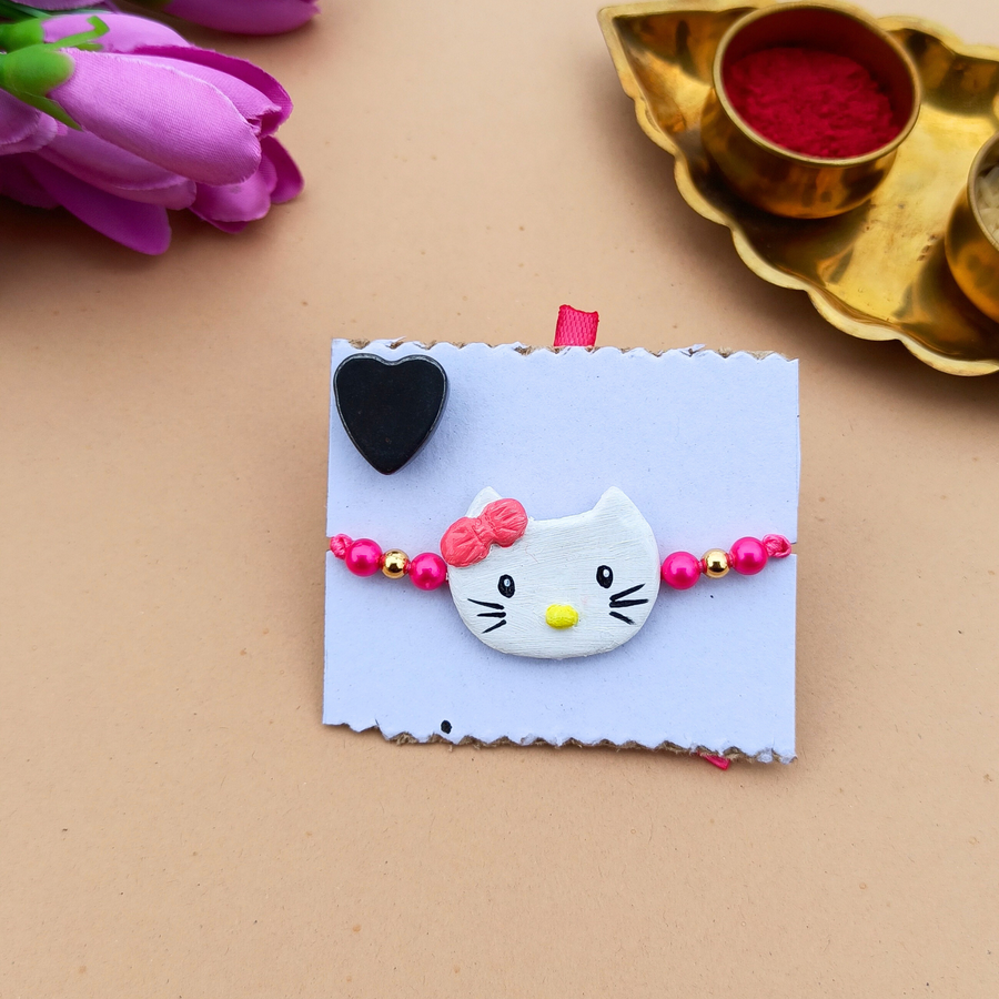 Hello Kitty Kids Rakhi with Magnet
