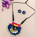 Blue Mahalakshmi Necklace