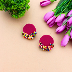 Multi coloured Lorial Studs