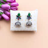 Multi AD Stone Jhumki