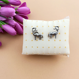 Reindeer Silver Replica Earrings