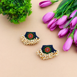 Navy Blue Lorial Earrings