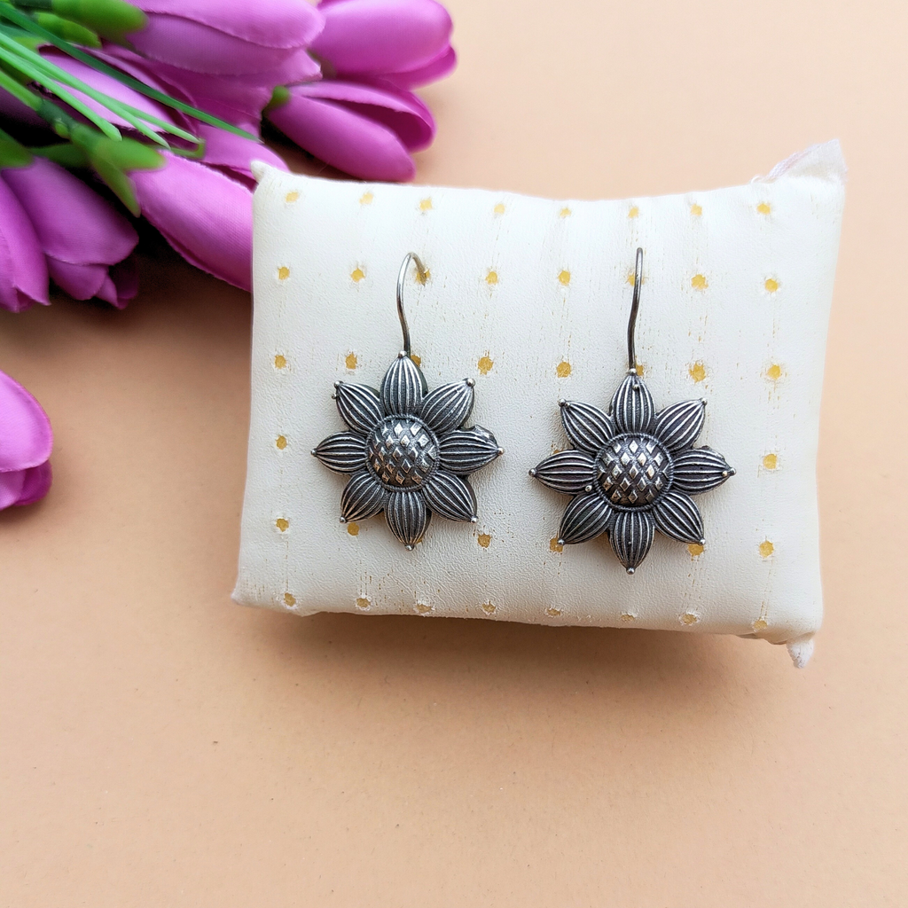 Sunflower Hanging Silver Replica