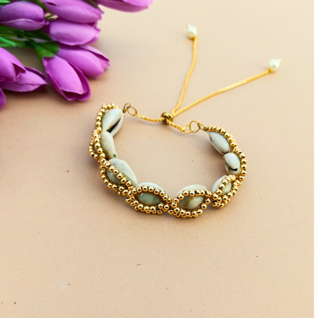 Cowerie Shell Bracelet
