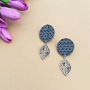 Slate Tassels Khun Earrings