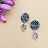 Slate Tassels Khun Earrings