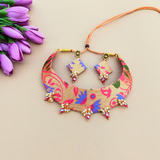 Pink Paithani Choker