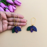 Indigo Bloom Khun earrings