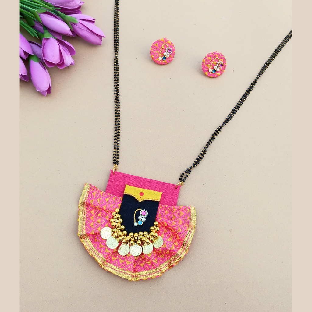 Devi Mangalsutra Pink