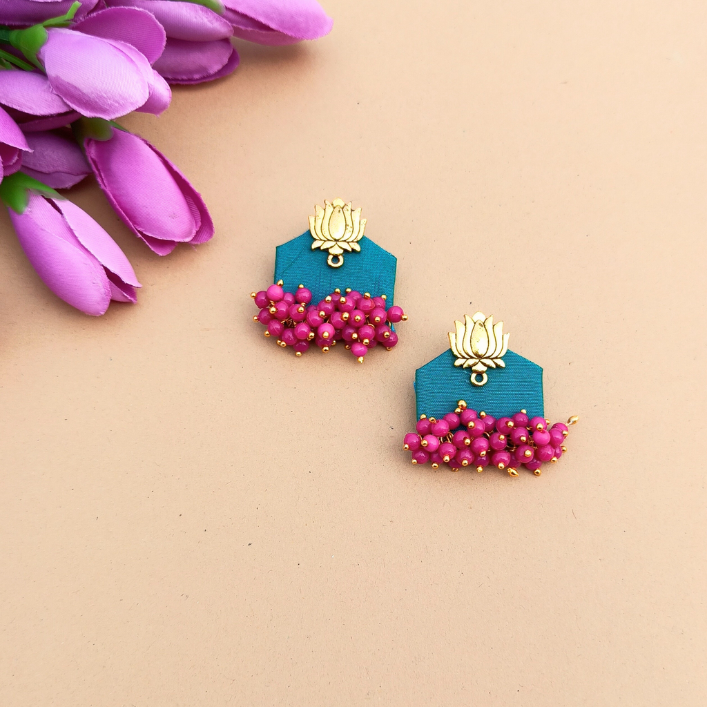 Lotus Stud Earrings