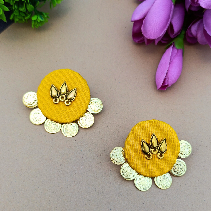 Laxmi Coin Earrings