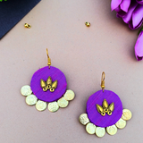 Laxmi Coin Earrings