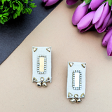 Mirror Ghungroo Earrings