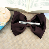 Brown Bow Hair Clip