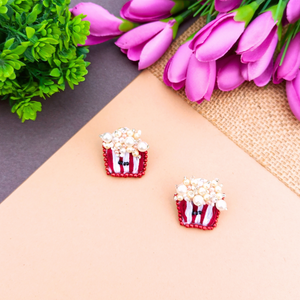 Pop-Corn Beaded Earrings