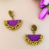 Peacock Ghungroo Earrings