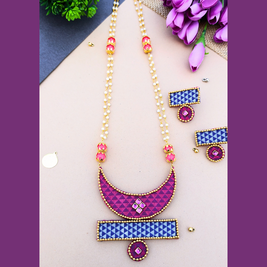Pink Chandrakor Necklace