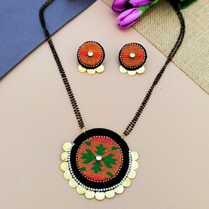 Long Paithani Mangalsutra