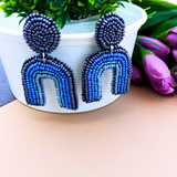 Rainbow Arch Beaded Earrings