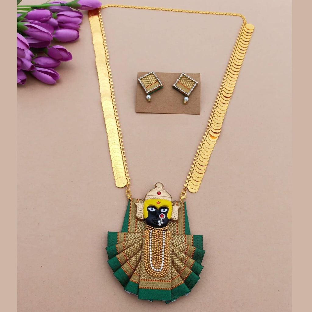 Green Golden Devi Necklace