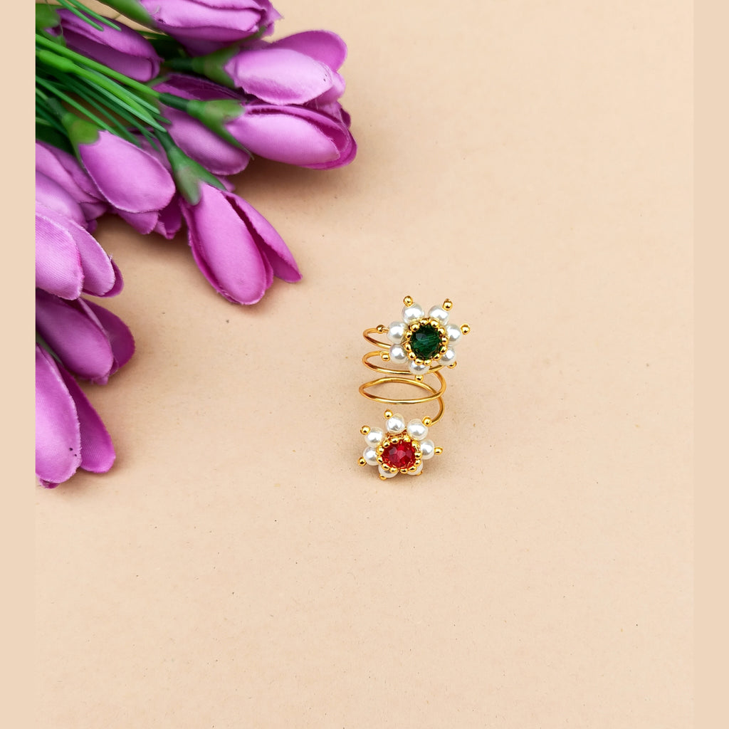 Prajakta spiral finger ring