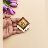 Brown Khun Brooch