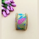 Blue Paithani Handcuff