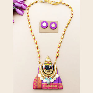 Purple Tuljabhavani Necklace