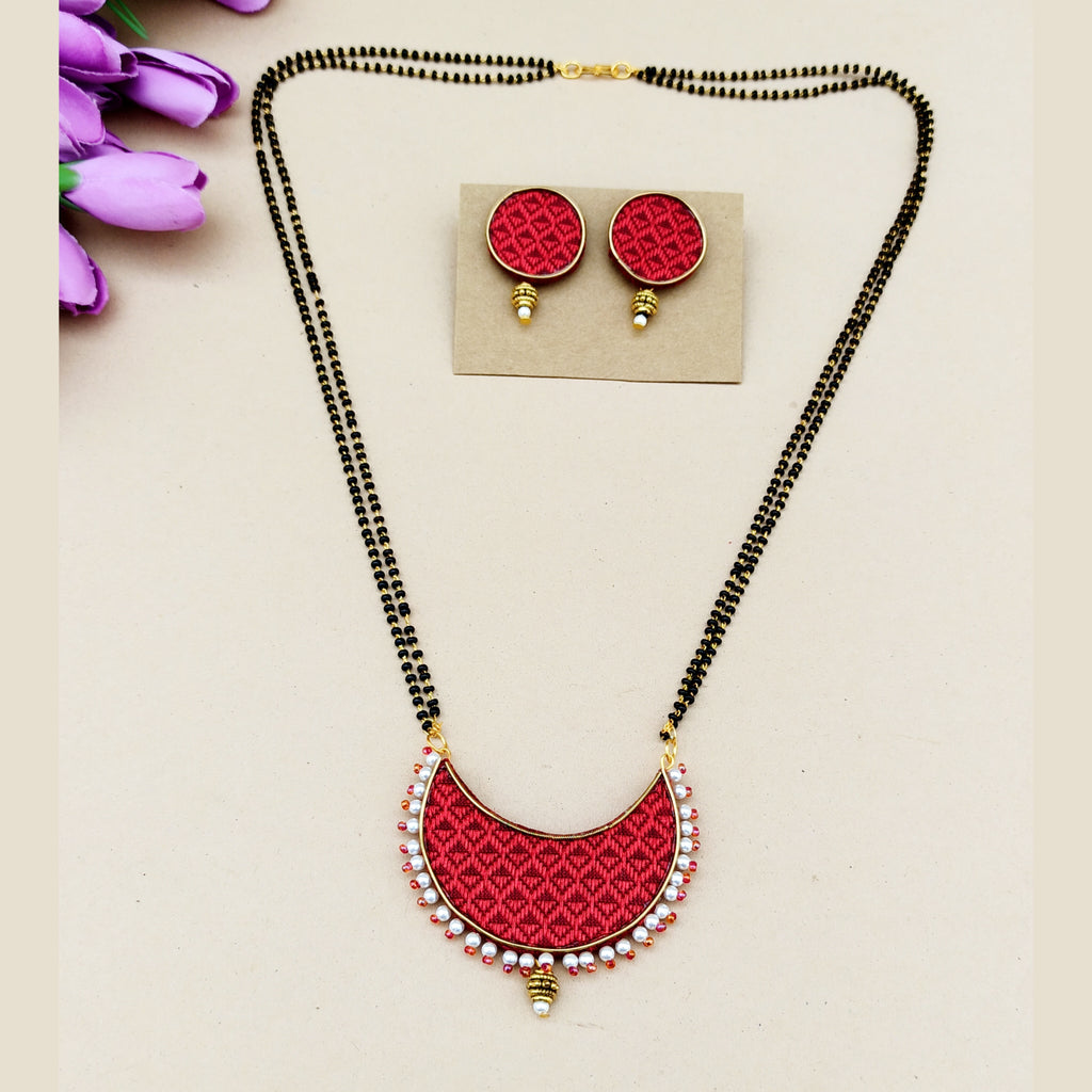Red Chandrakor Mangalsutra