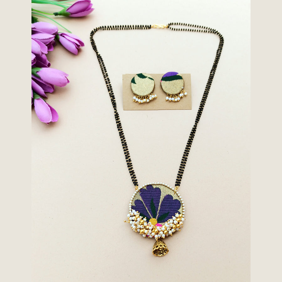 Paithani Jhumka Mangalsutra