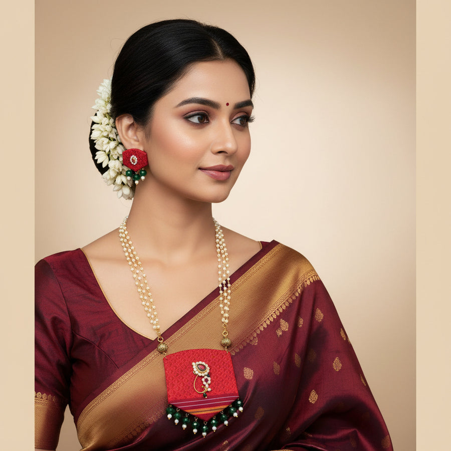 Red khun Nath Necklace