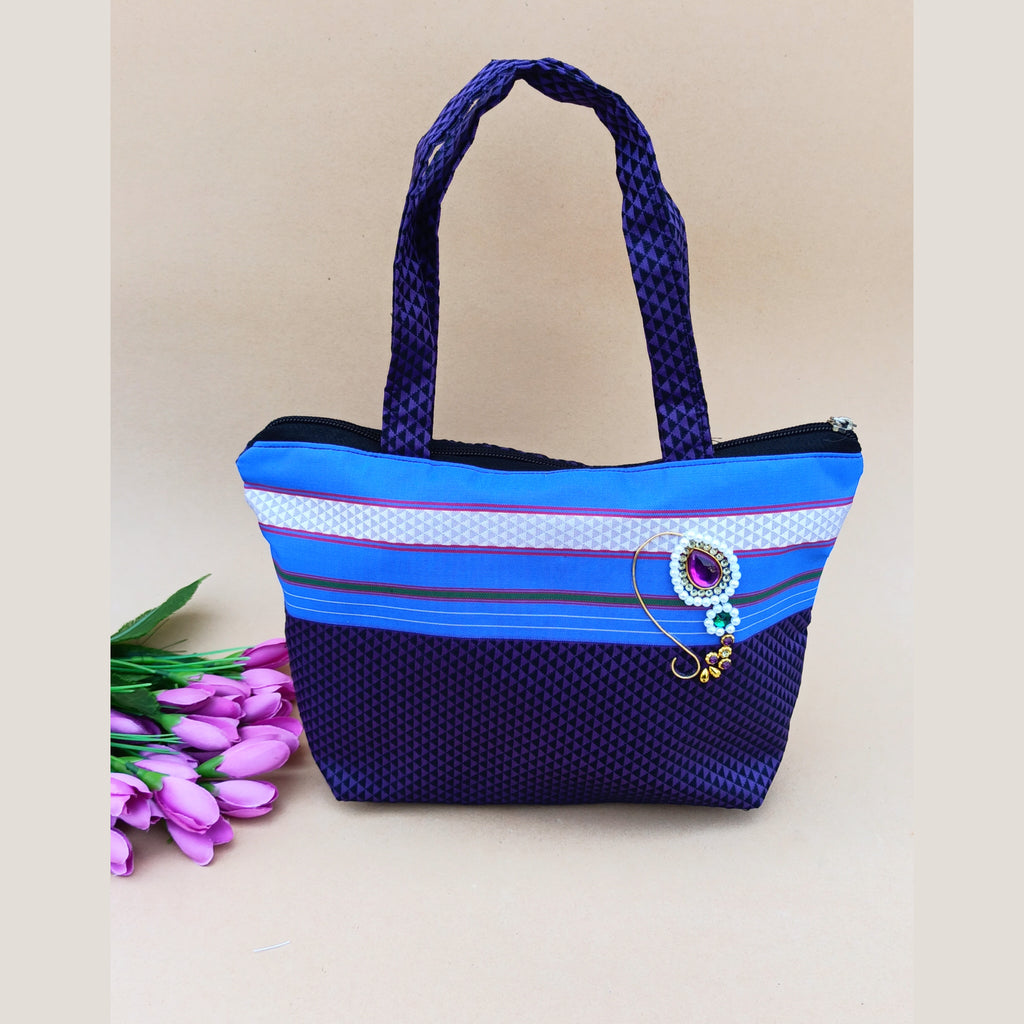 Purple खण Bag