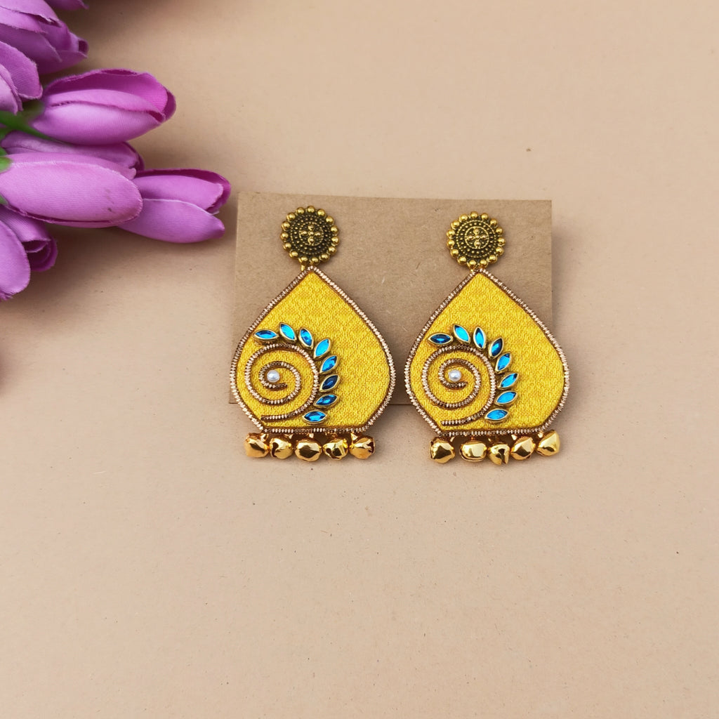 Yellow Noor Jhumka
