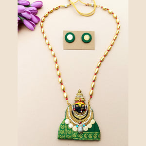Green Tulajabhavani Necklace